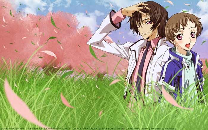 Rolo Lamperouge and Lelouch Lamperouge from Code Geass