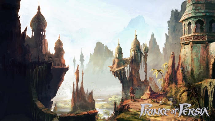 Prince of Persia concept art with ancient architecture