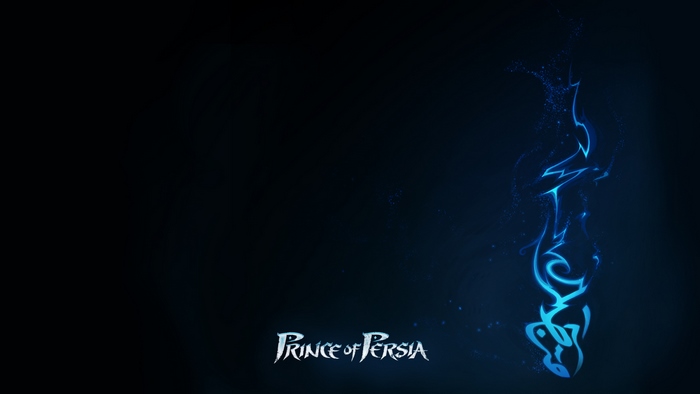 Prince of Persia logo with blue energy