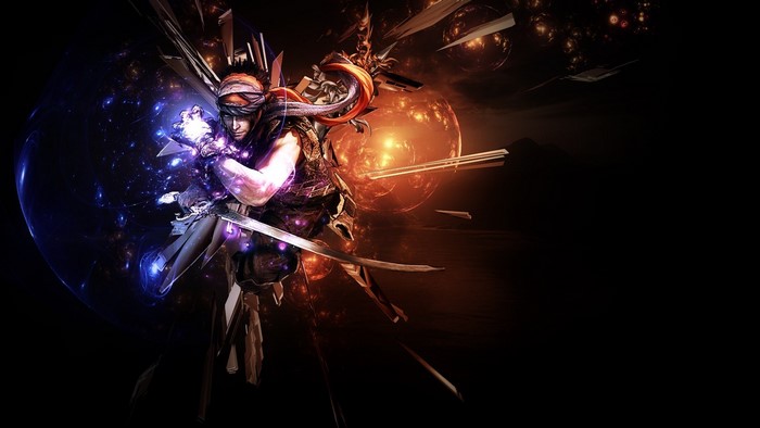 Prince of Persia character with magical effects