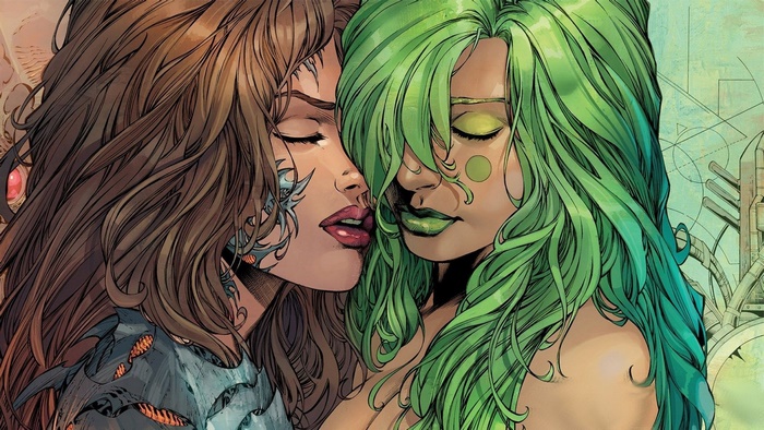 Sara Pezzini and Danielle Moonstar from Witchblade
