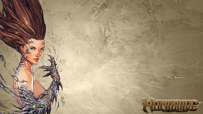 Witchblade character with metallic arm