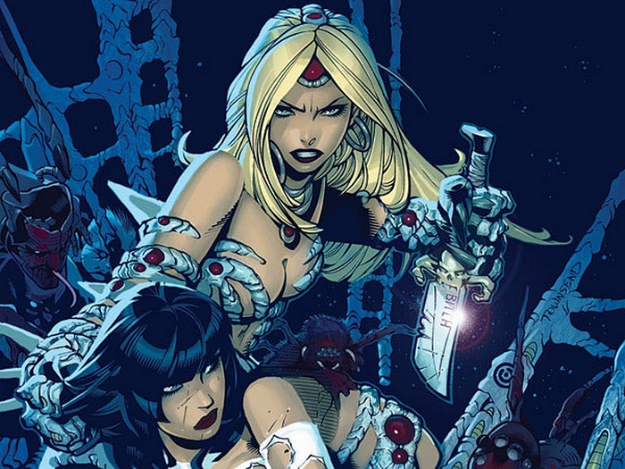 Witchblade comic cover art