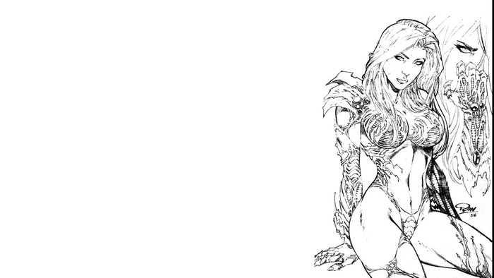 Witchblade character sketch