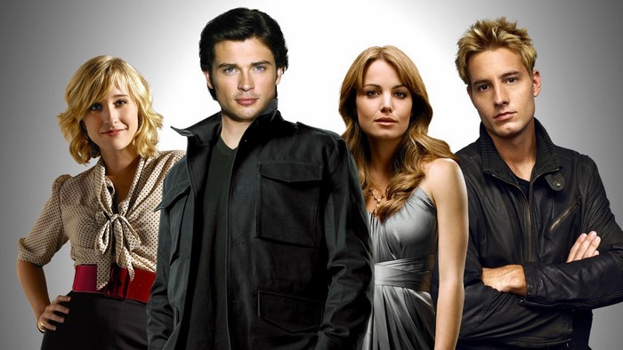 Clark Kent and friends from Smallville