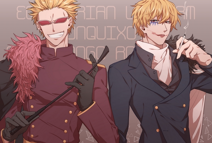 Stylish Donquixote Doflamingo with Blonde Character