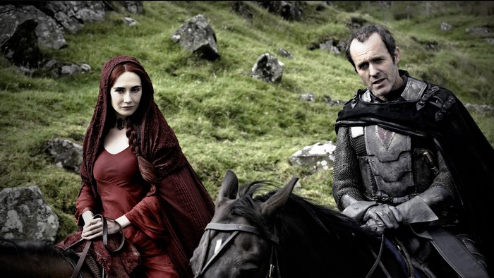 Stannis Baratheon on horseback