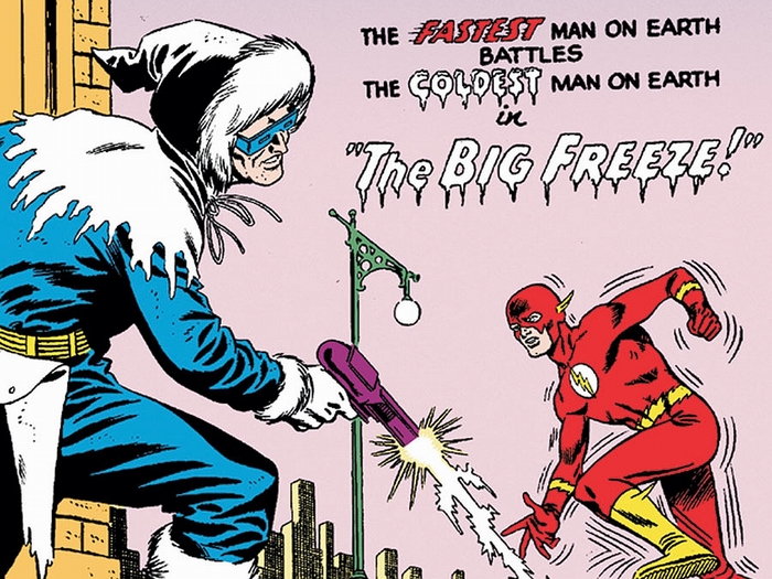 Captain Cold and The Flash in The Big Freeze
