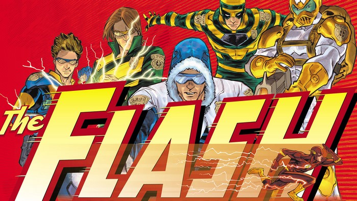 The Flash characters and title
