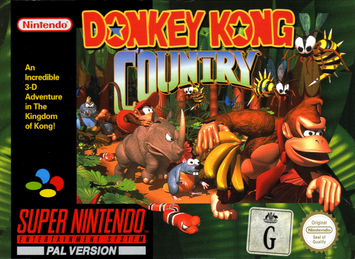 Donkey Kong Country Super Nintendo Entertainment System PAL Version