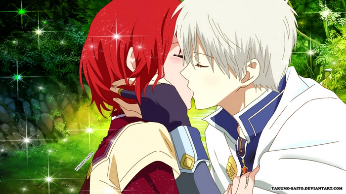 Shirayuki and Zen Wistalia from Snow White with the Red Hair