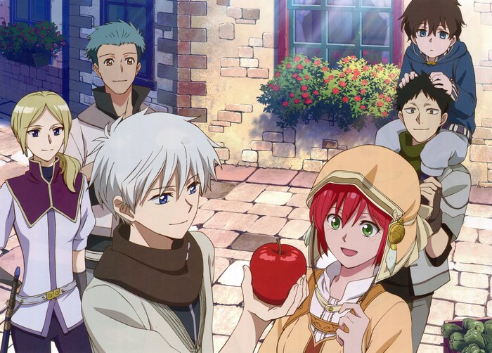 Characters from Snow White with the Red Hair