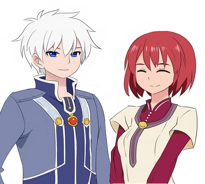 Shirayuki and Zen Wistalia from Snow White with the Red Hair