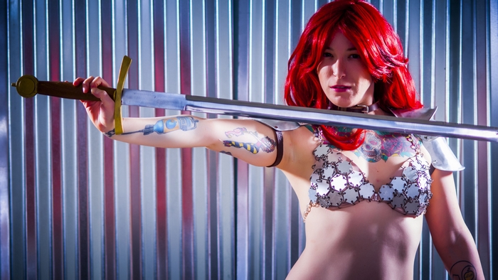 Red Sonja with Sword