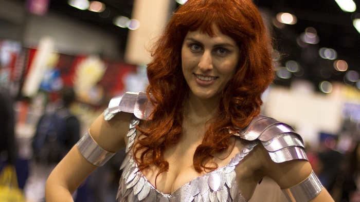 Red Sonja Cosplayer at Convention