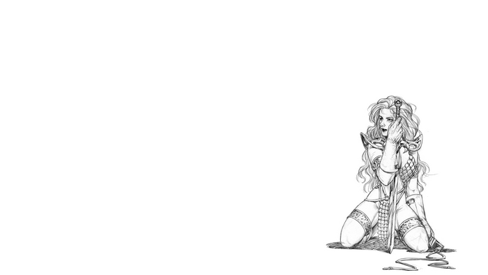 Red Sonja with Sword