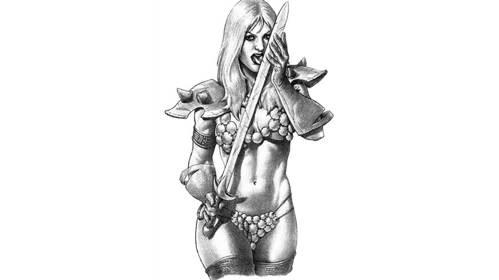 Red Sonja with Sword