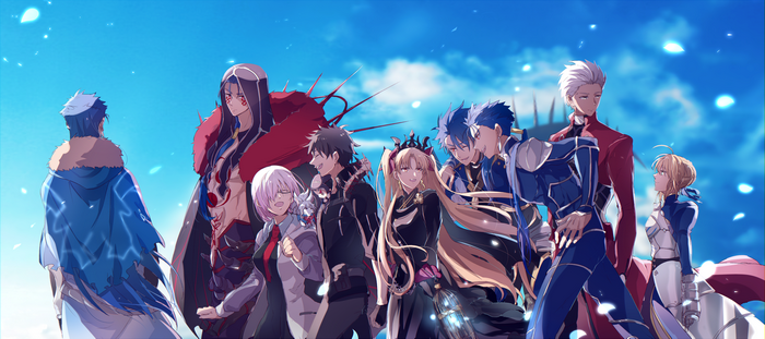 Lancer from Fate/Stay Night in Blue Sky