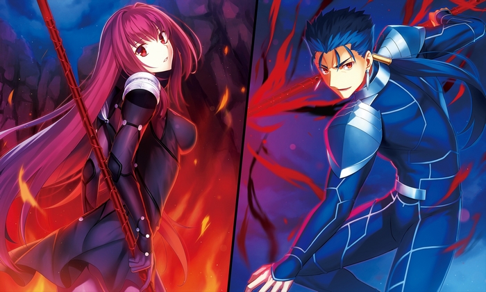 Scathach and Cu Chulainn from Fate/Grand Order