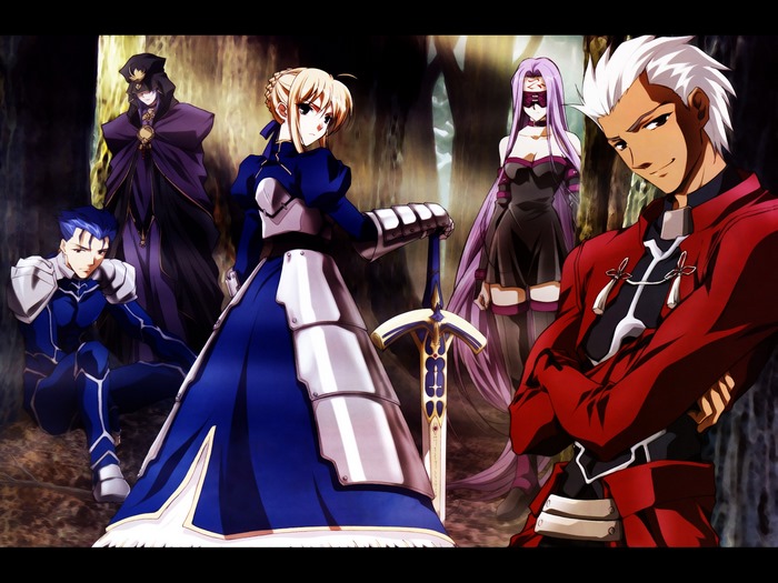 Servants from Fate/Stay Night