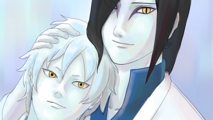 Mitsuki and Orochimaru from Naruto