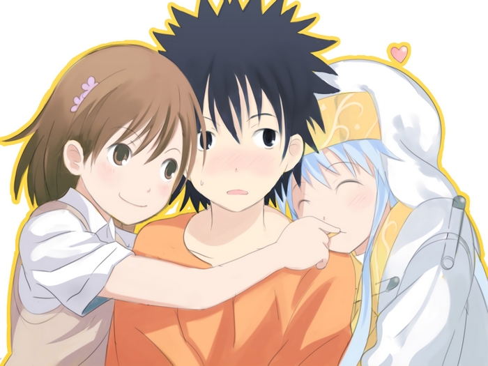Toma Kamijo with two girls