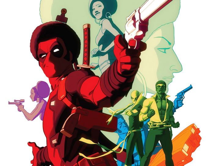 Deadpool and Luke Cage from Marvel Comics