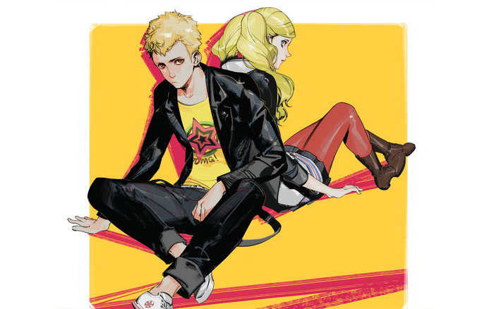 Ryuji and Ann from Persona 5