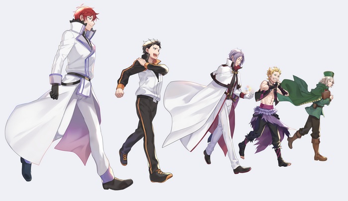 Reinhard van Astrea and friends from Re:Zero