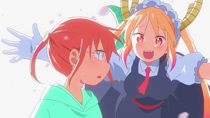 Kobayashi and Tohru from Miss Kobayashi's Dragon Maid