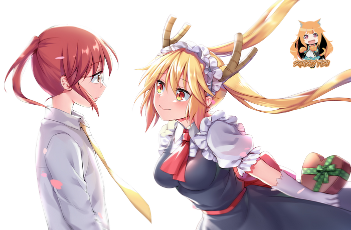Kobayashi and Tohru from Miss Kobayashi's Dragon Maid
