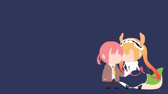Kobayashi and Tohru from Miss Kobayashi's Dragon Maid