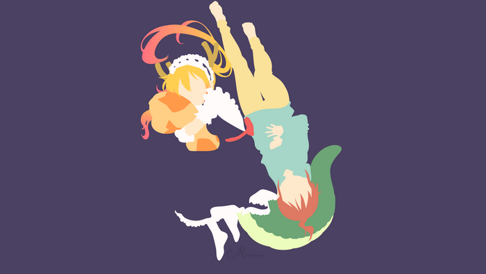 Tohru and Kobayashi from Miss Kobayashi's Dragon Maid