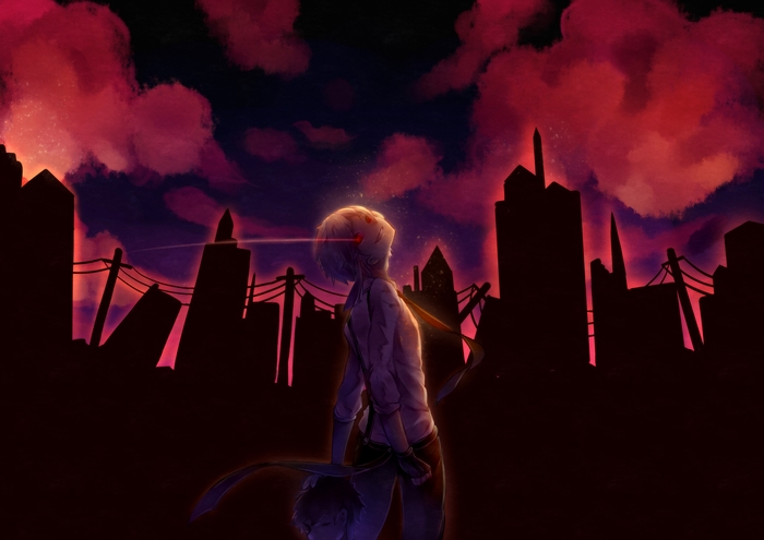 Atsushi Nakajima in a ruined city