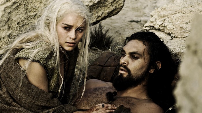 Daenerys Targaryen and Khal Drogo from Game of Thrones