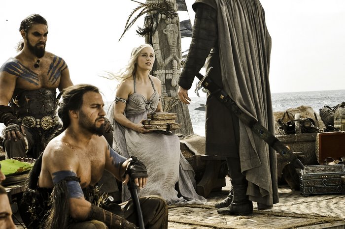 Daenerys Targaryen and Khal Drogo from Game of Thrones