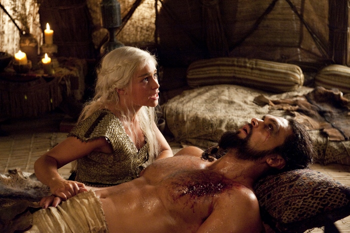 Daenerys Targaryen and Khal Drogo from Game of Thrones