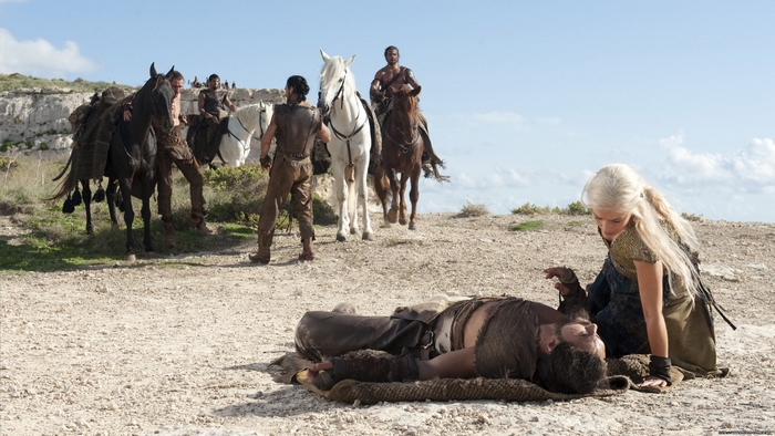 Daenerys Targaryen and Khal Drogo from Game of Thrones
