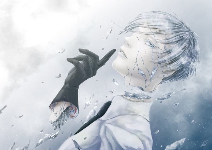 Antarcticite from Houseki no Kuni shattering