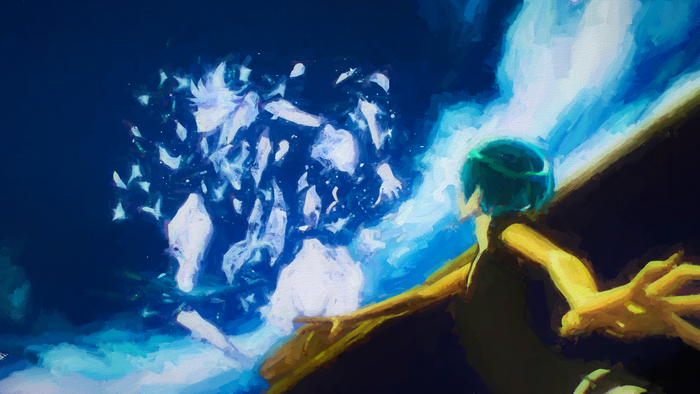 Antarcticite from Houseki no Kuni shattering