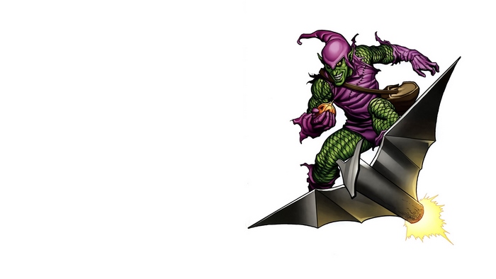 Green Goblin on a Goblin Glider