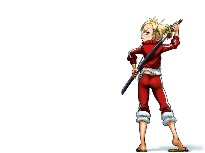 Hiyori Sarugaki with Katana