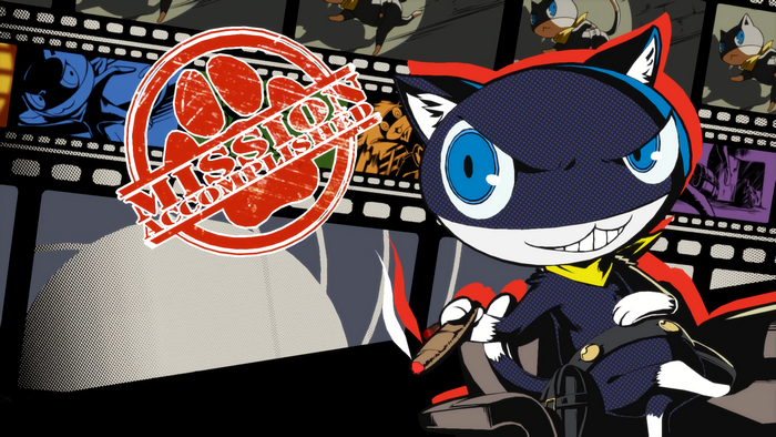 Morgana from Persona 5 Mission Accomplished