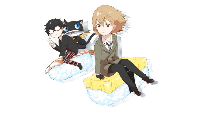 Joker and Akechi from Persona 5 on Sushi