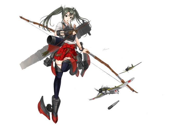 Zuikaku from Kancolle with planes