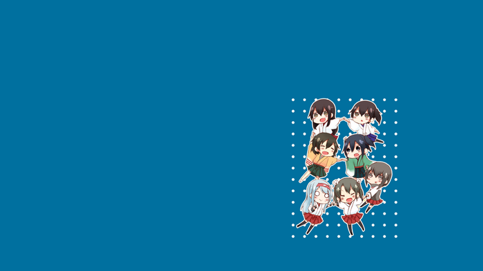 Chibi characters from Kantai Collection