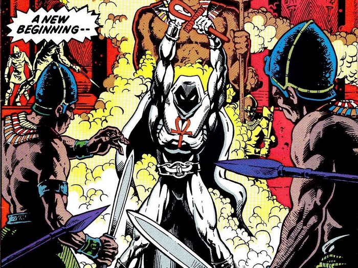 Moon Knight in ancient Egyptian setting