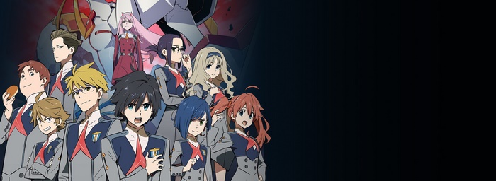 Kokoro and other characters from Darling in the FranXX