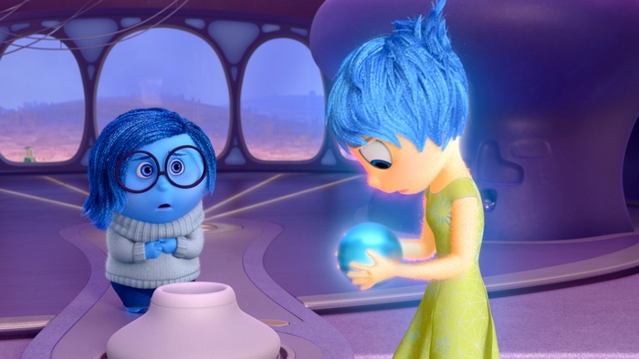 Joy and Sadness from Inside Out