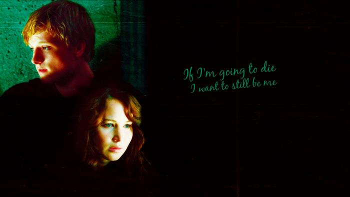 Katniss Everdeen and Peeta Mellark from The Hunger Games